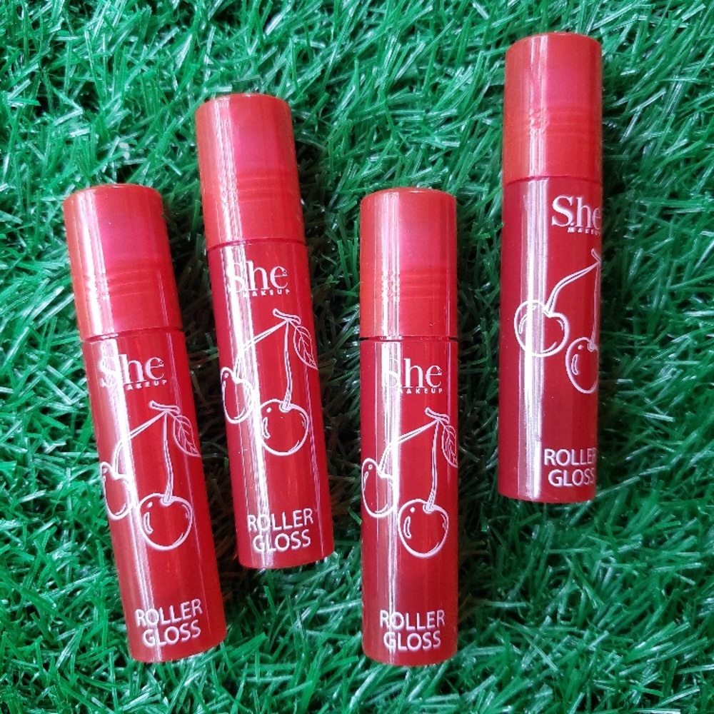 S.he Makeup Cherry Roller Gloss